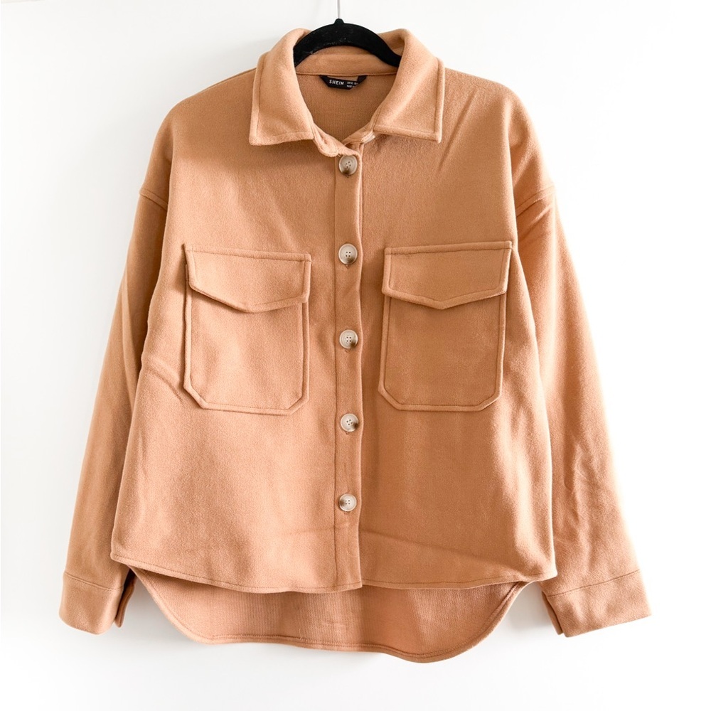 Camel Shirt Jacket